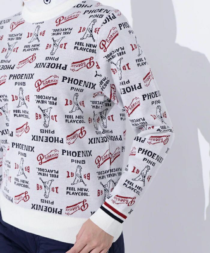 セーター レディース ピン PING 2025 秋冬 新作 ゴルフウェア