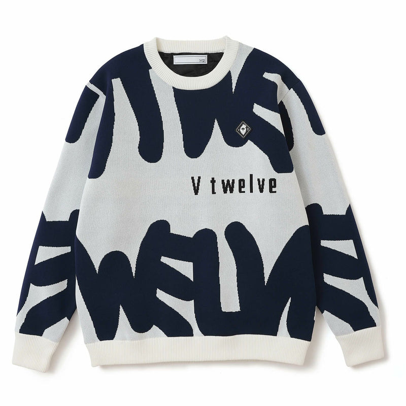 セーター メンズ V12 ゴルフ ヴィ・トゥエルブ 2025 秋冬 新作 ゴルフウェア