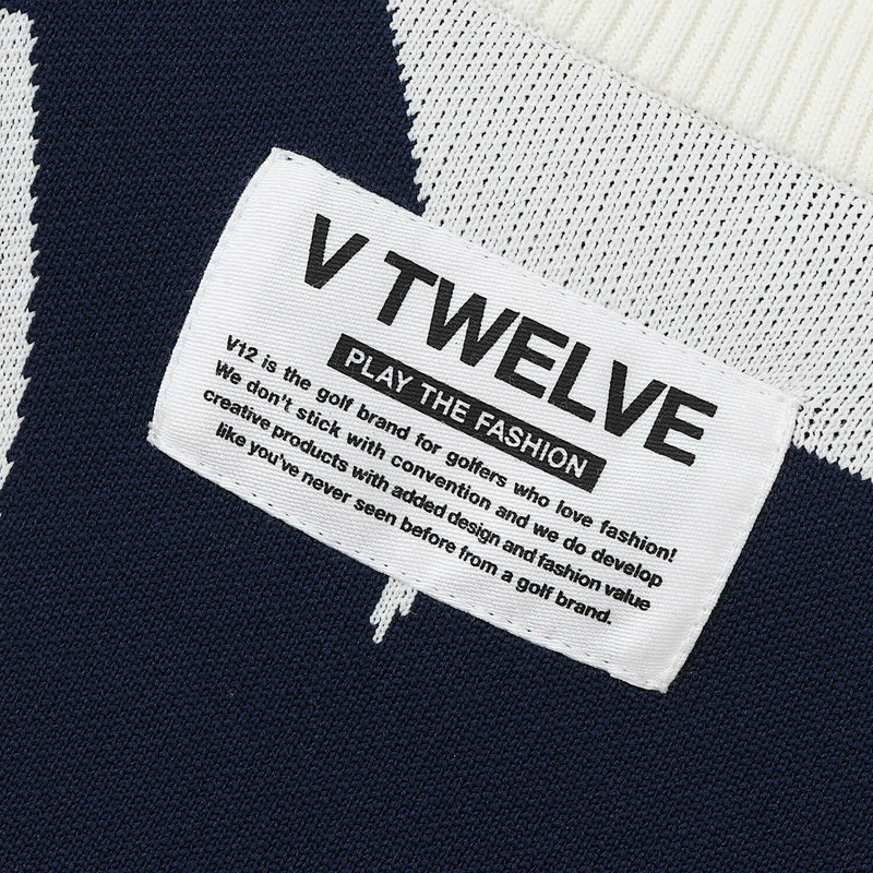 セーター メンズ V12 ゴルフ ヴィ・トゥエルブ 2025 秋冬 新作 ゴルフウェア