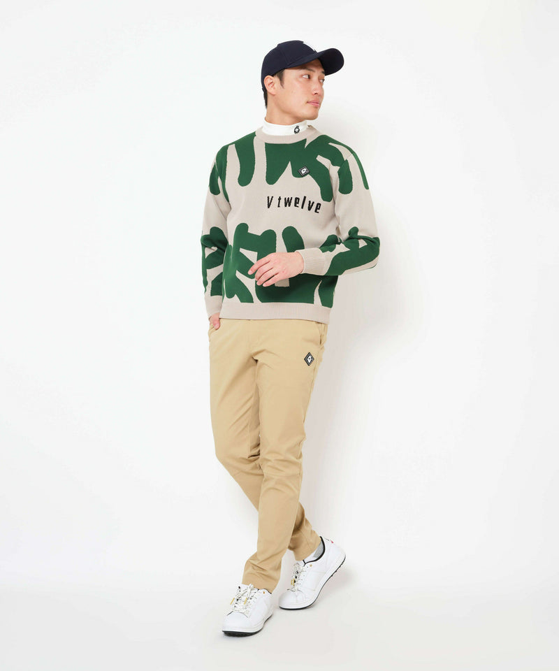 セーター メンズ V12 ゴルフ ヴィ・トゥエルブ 2025 秋冬 新作 ゴルフウェア