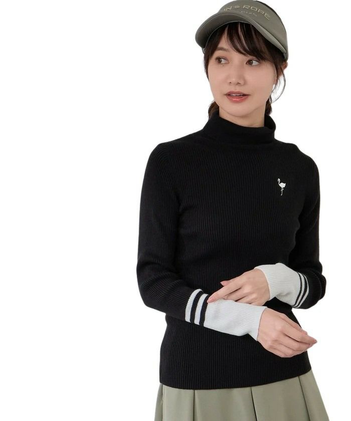 セーター レディース ジュン＆ロペ ジュンアンドロペ JUN＆ROPE 2025 秋冬 新作 ゴルフウェア