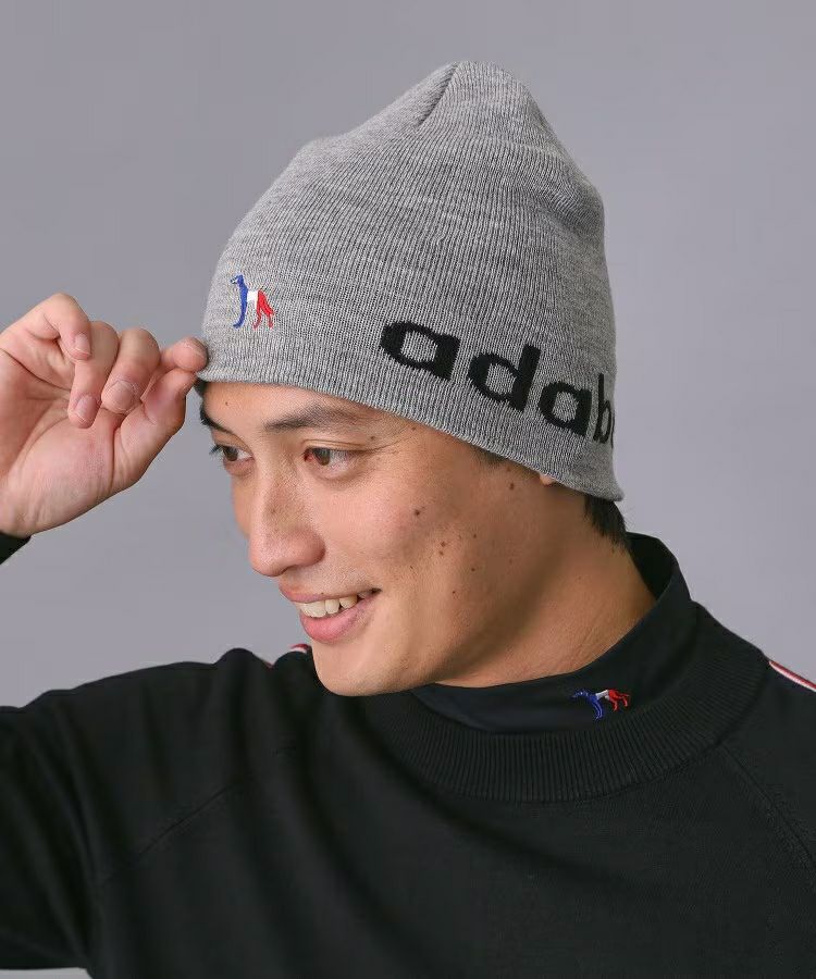 ニット帽 メンズ アダバット adabat 2025 秋冬 新作 ゴルフ