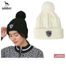 ニット帽 レディース アダバット adabat 2025 秋冬 新作 ゴルフ