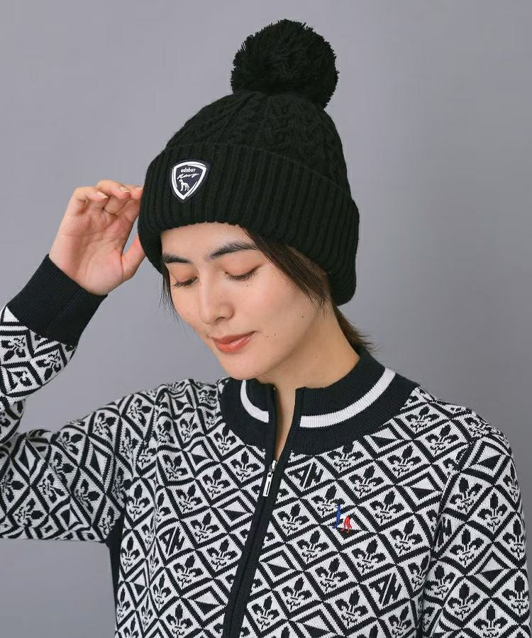 ニット帽 レディース アダバット adabat 2025 秋冬 新作 ゴルフ