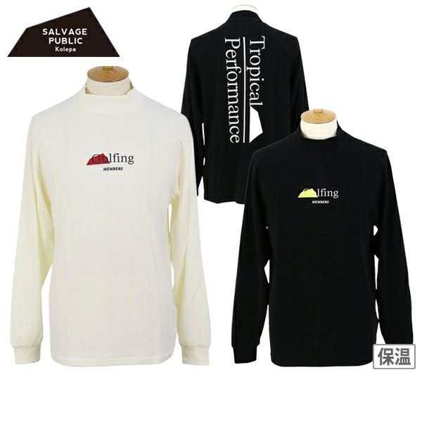 High Neck Shirt Men's Salvage Public Kolepa SALVAGE PUBLIC Kolepa 2025 Fall/Winter New Golf Wear