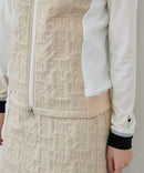 纯棉背心女士JUN & ROPE JUN & ROPE 2025秋冬新款高尔夫球服