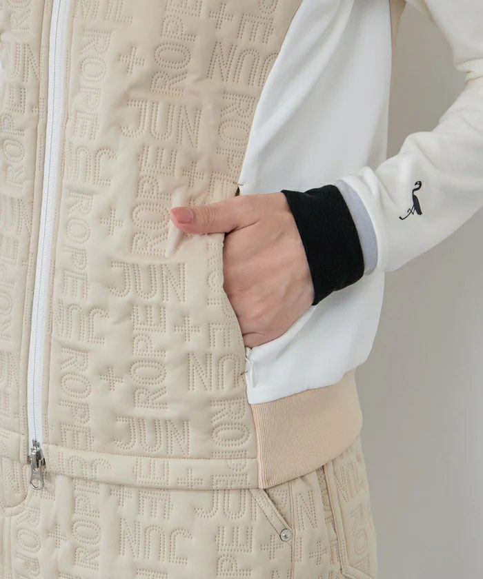 襯墊背心女士 Jun & Rope JUN & ROPE 2025秋冬新款高爾夫服裝