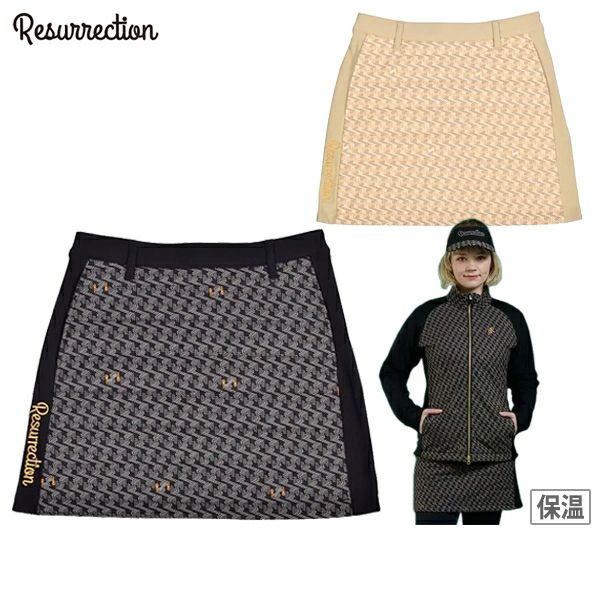 スカート レディース レザレクション Resurrection 2025 秋冬 新作 ゴルフウェア