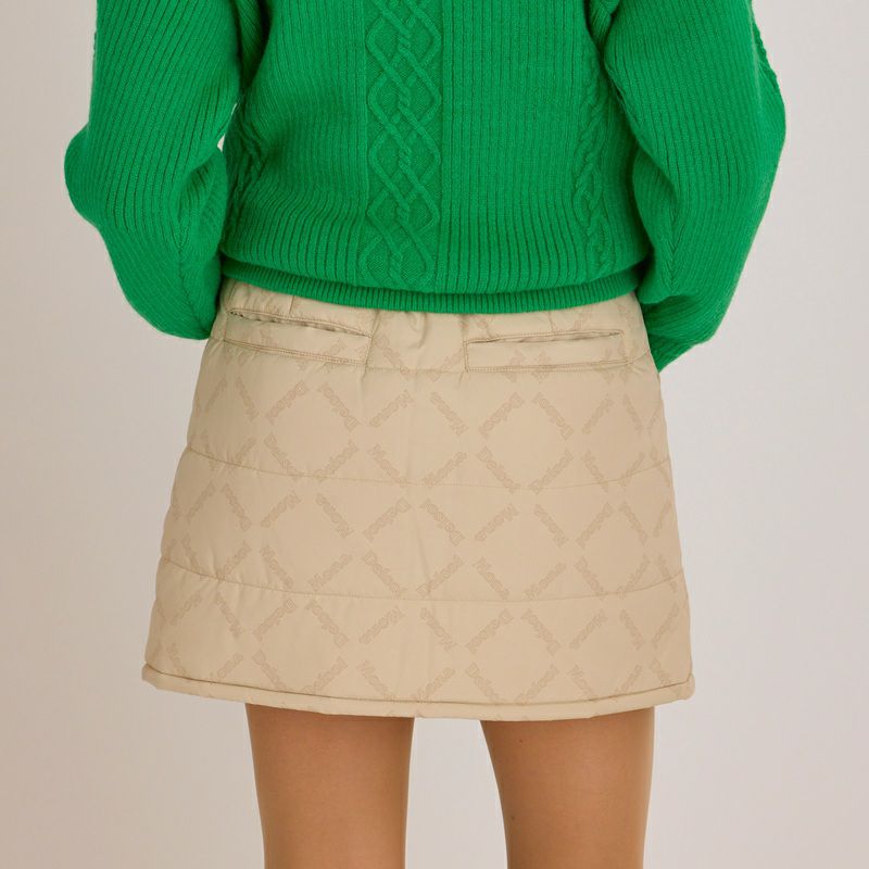 中綿スカートレディース モナ デルソル MONA DELSOL 2025 秋冬 新作 ゴルフウェア