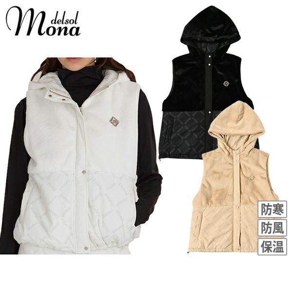 ベスト レディース モナ デルソル MONA DELSOL 2025 秋冬 新作 ゴルフウェア