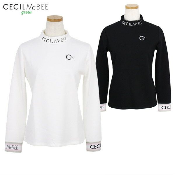 High Neck Shirt Women's CECIL McBEE green Cecil McBEE Green 2025 Autumn/Winter New Golf Wear