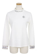 High Neck Shirt Women's CECIL McBEE green Cecil McBEE Green 2025 Autumn/Winter New Golf Wear