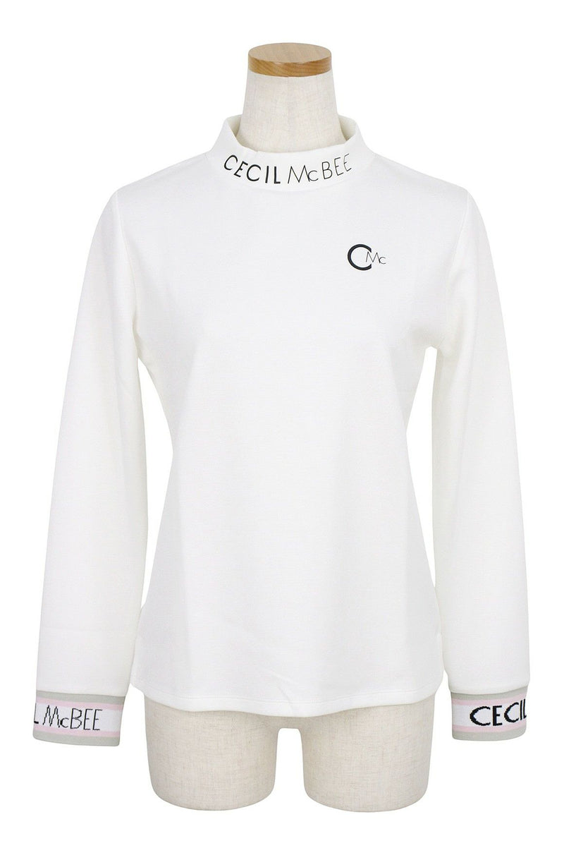 High Neck Shirt Women's CECIL McBEE green Cecil McBEE Green 2025 Autumn/Winter New Golf Wear