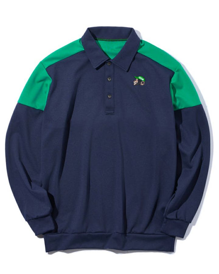 폴로 셔츠 남성 GREEN EDGE MONKEYS 2025 가을/겨울 새 골프웨어