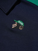 폴로 셔츠 남성 GREEN EDGE MONKEYS 2025 가을/겨울 새 골프웨어