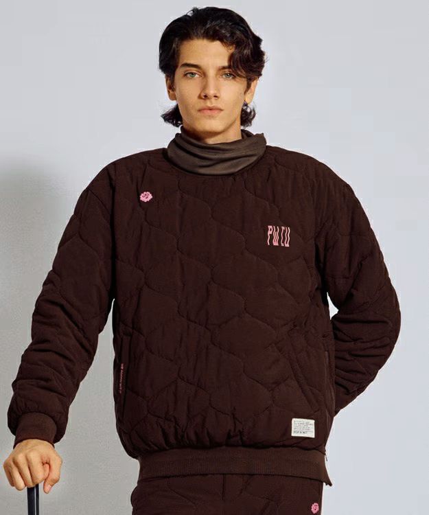 皮夹克男士PW CIRCULUS 2025秋冬新款高尔夫球服