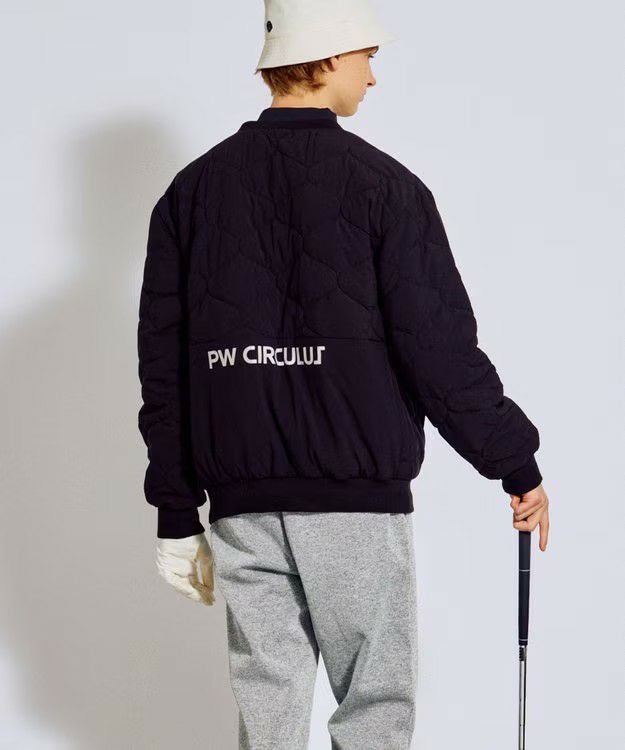 皮夹克男士PW CIRCULUS 2025秋冬新款高尔夫球服