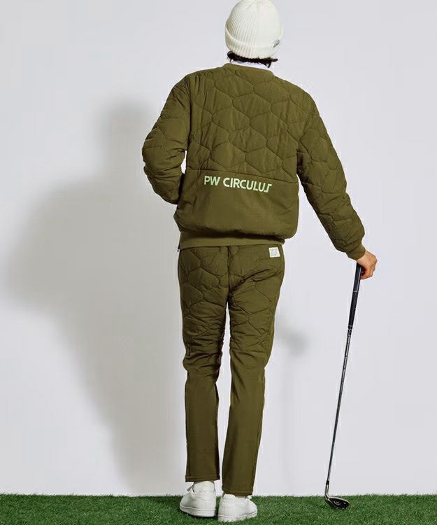 皮夹克男士PW CIRCULUS 2025秋冬新款高尔夫球服