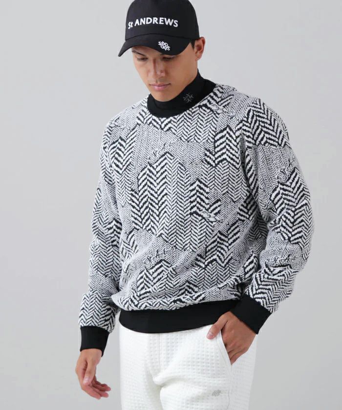 毛衣男聖安德魯斯St ANDREWS 2025秋冬新款高爾夫服