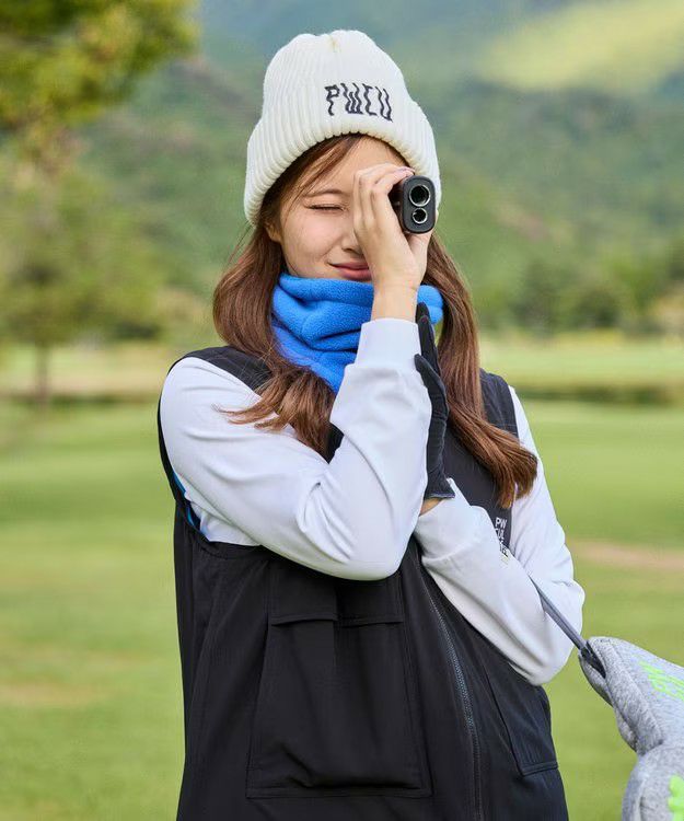 皮夹克女士PW CIRCULUS 2025秋冬新款高尔夫球服