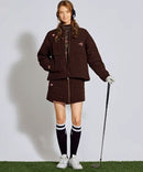 皮夹克女士PW CIRCULUS 2025秋冬新款高尔夫球服