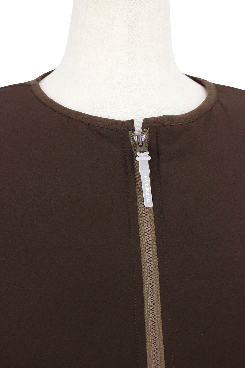 皮夹克女士PW CIRCULUS 2025秋冬新款高尔夫球服