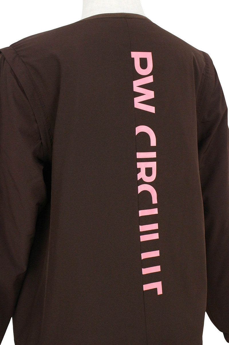 皮夹克女士PW CIRCULUS 2025秋冬新款高尔夫球服
