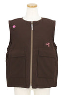 皮夹克女士PW CIRCULUS 2025秋冬新款高尔夫球服