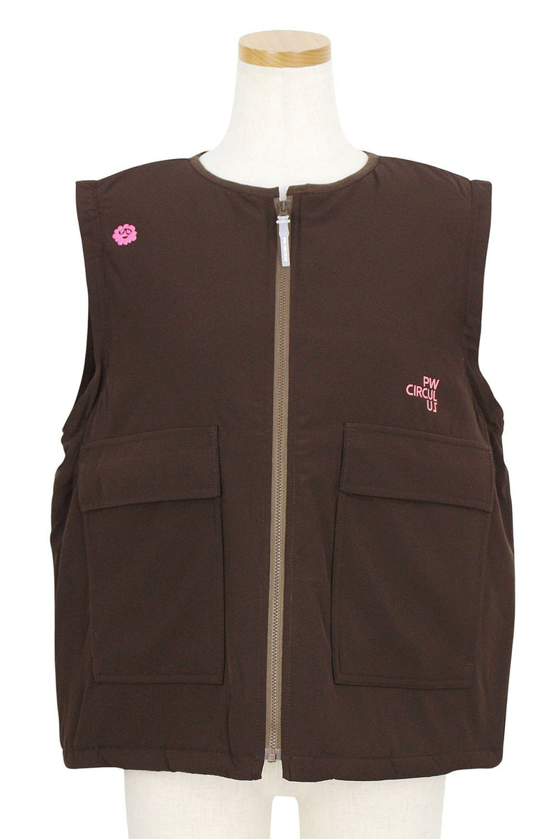 皮夹克女士PW CIRCULUS 2025秋冬新款高尔夫球服