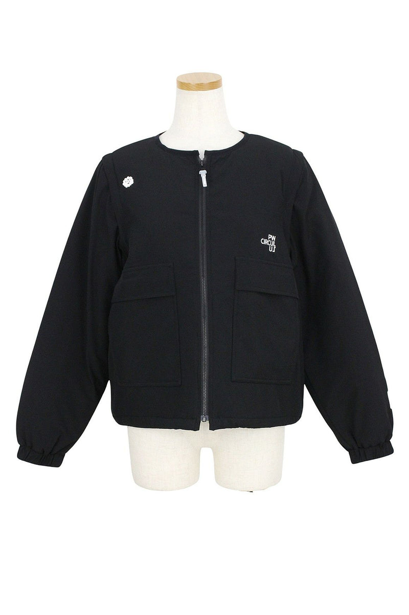 皮夹克女士PW CIRCULUS 2025秋冬新款高尔夫球服