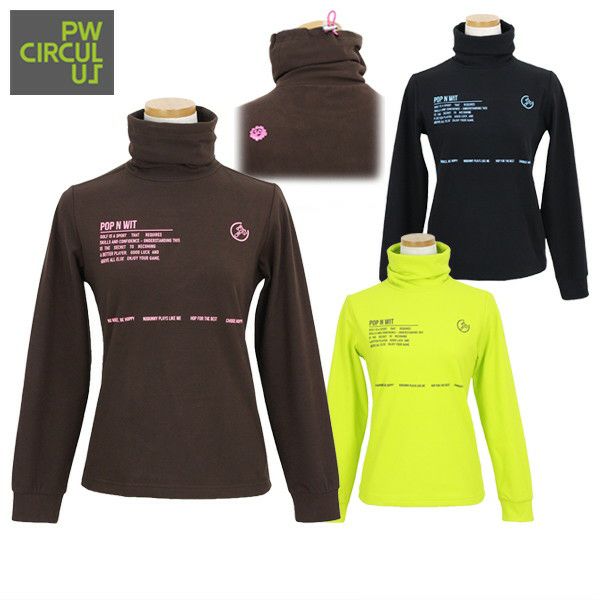 高領襯衫女式 PW CIRCULUS 2025 秋冬新款高爾夫服裝