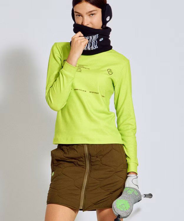 高領襯衫女式 PW CIRCULUS 2025 秋冬新款高爾夫服裝