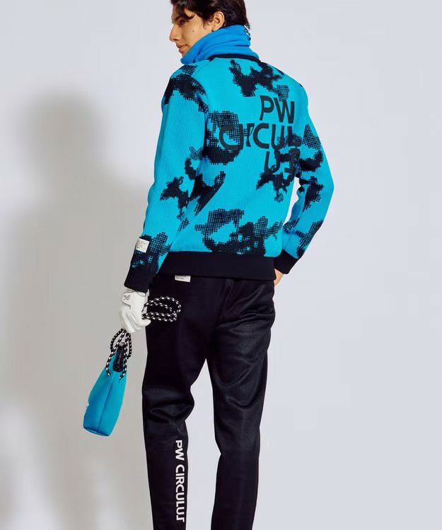 毛衣男式彼达布吕克丝PW CIRCULUS 2025秋冬新款高尔夫球服