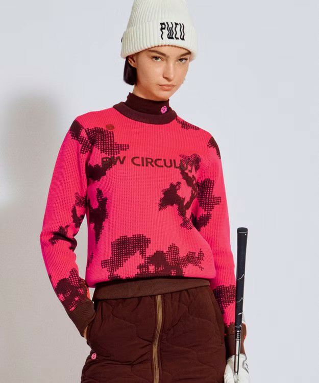 毛衣女士皮达布吕克丝PW CIRCULUS 2025秋冬新款高尔夫球服