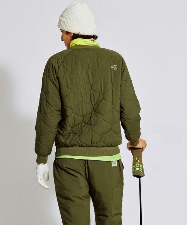 皮夹克男士PW CIRCULUS 2025秋冬新款高尔夫球服