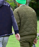 皮夹克男士PW CIRCULUS 2025秋冬新款高尔夫球服