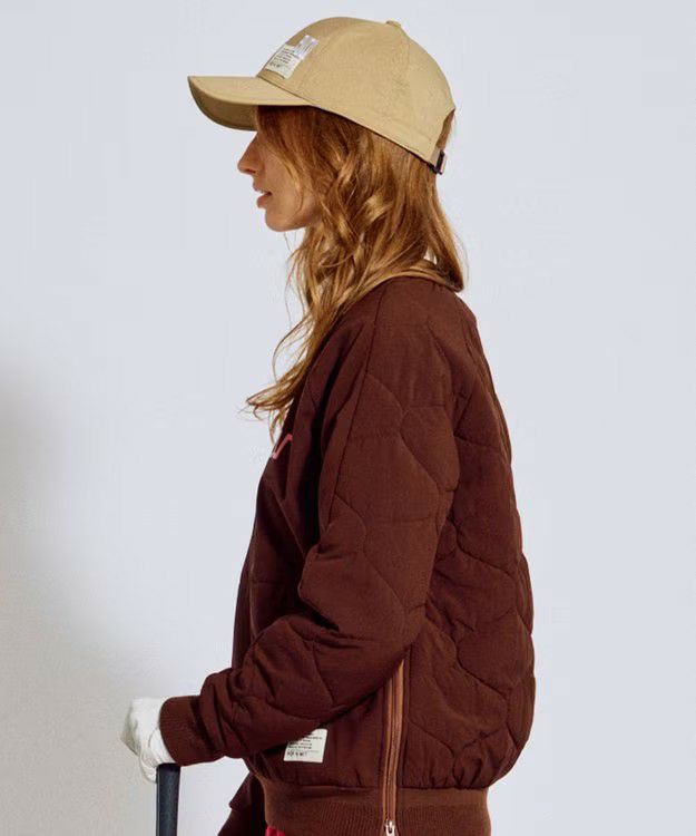 皮夹克女士PW CIRCULUS 2025秋冬新款高尔夫球服