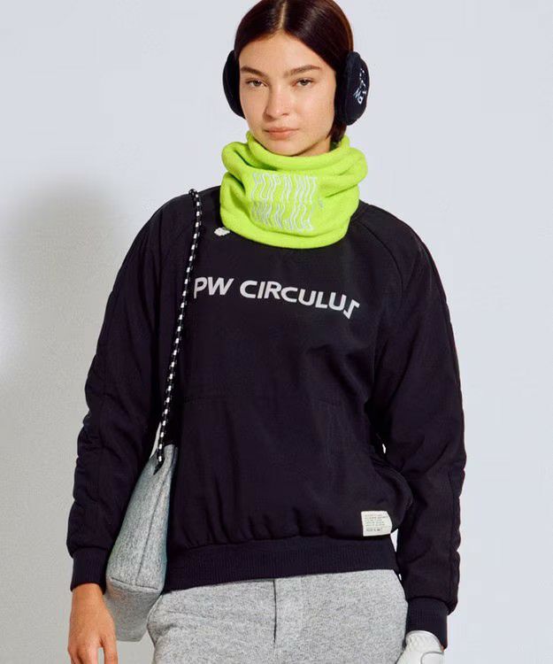 皮夹克女士PW CIRCULUS 2025秋冬新款高尔夫球服