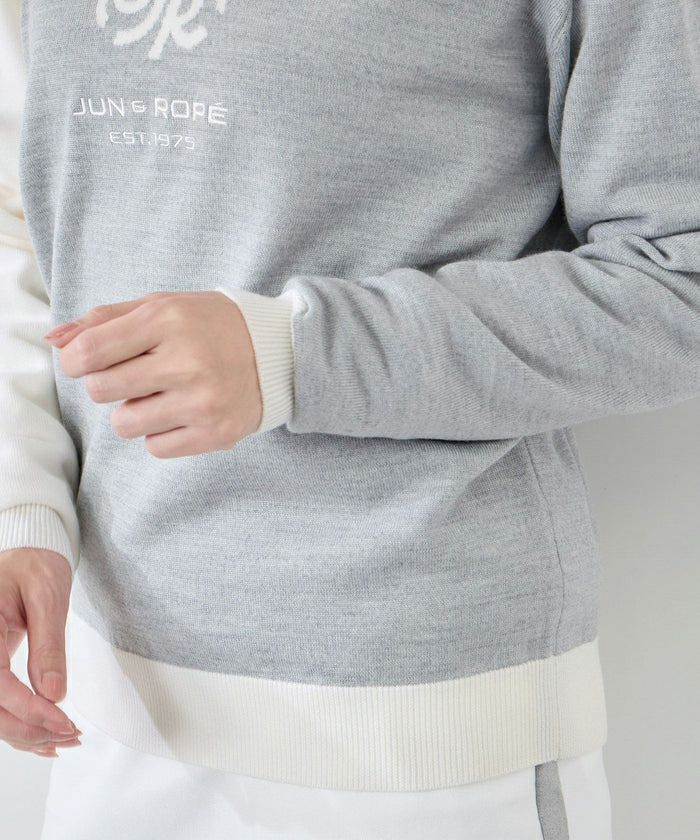 セーター レディース ジュン＆ロペ ジュンアンドロペ JUN＆ROPE 2025 秋冬 新作 ゴルフウェア