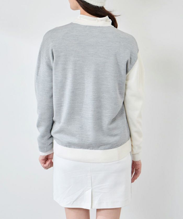 セーター レディース ジュン＆ロペ ジュンアンドロペ JUN＆ROPE 2025 秋冬 新作 ゴルフウェア