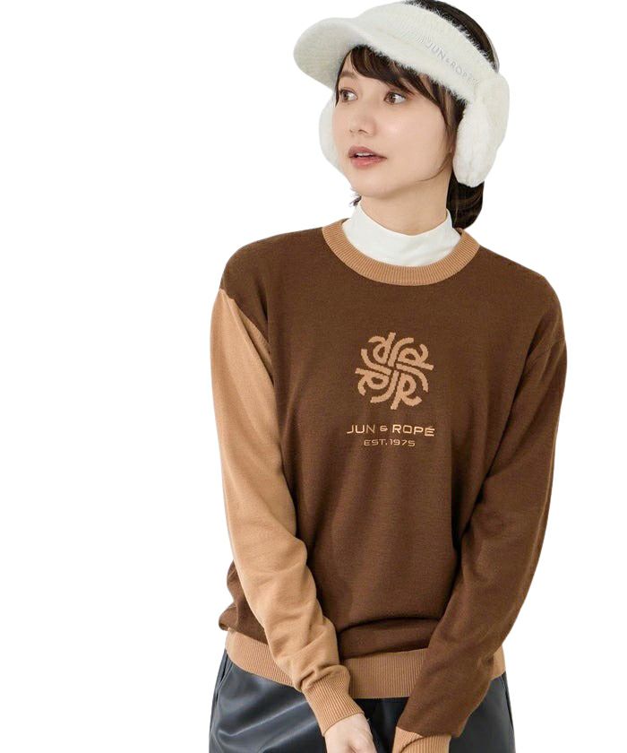 セーター レディース ジュン＆ロペ ジュンアンドロペ JUN＆ROPE 2025 秋冬 新作 ゴルフウェア