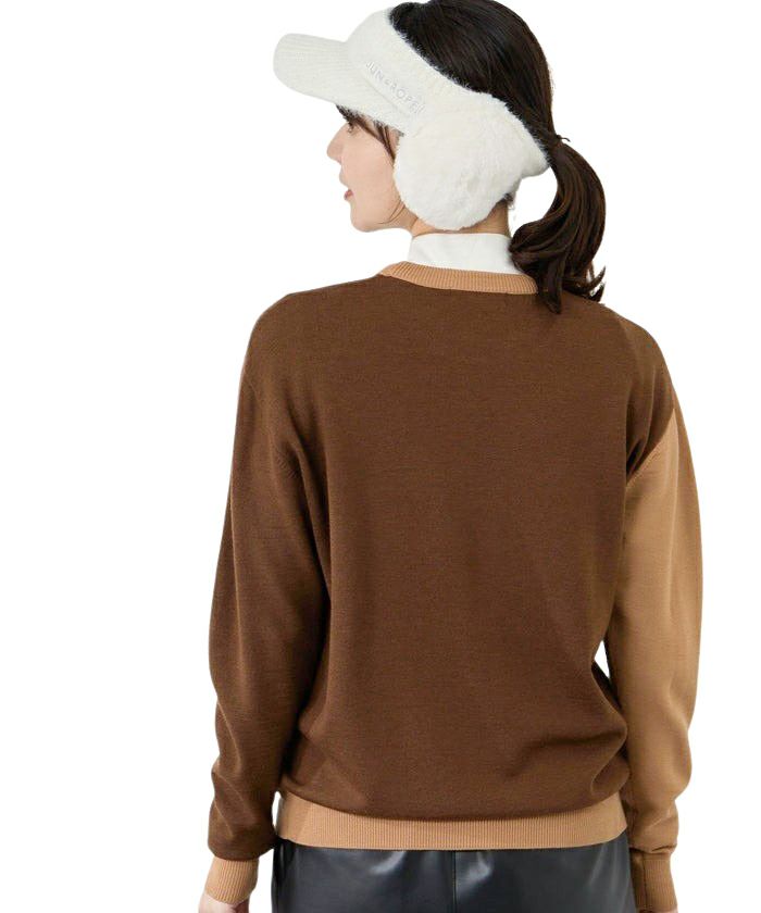 セーター レディース ジュン＆ロペ ジュンアンドロペ JUN＆ROPE 2025 秋冬 新作 ゴルフウェア