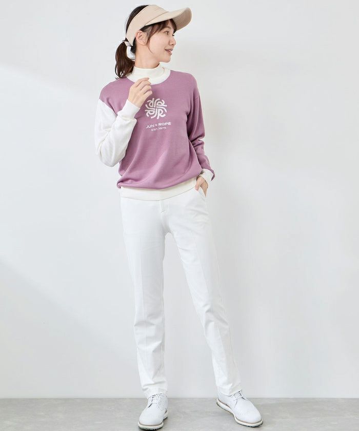 セーター レディース ジュン＆ロペ ジュンアンドロペ JUN＆ROPE 2025 秋冬 新作 ゴルフウェア