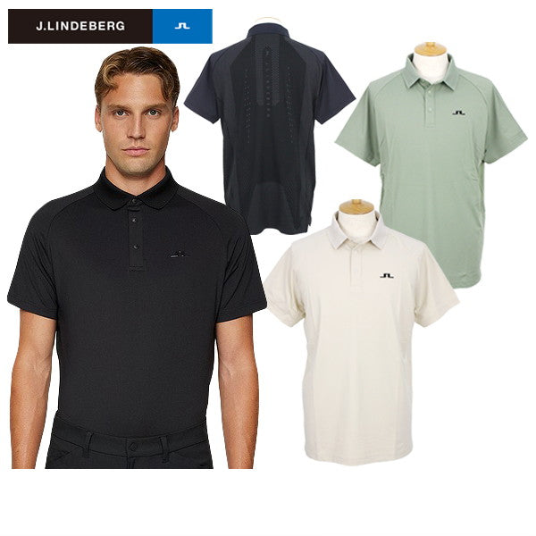 Men's Polo Shirt J.LINDEBERG Japan Official Product 2025 Spring/Summer New Golf Wear