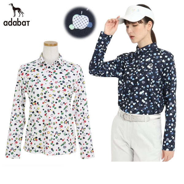 Poro Shirt Ladies Adabat Adabat 2024 Autumn / Winter New Golf Wear