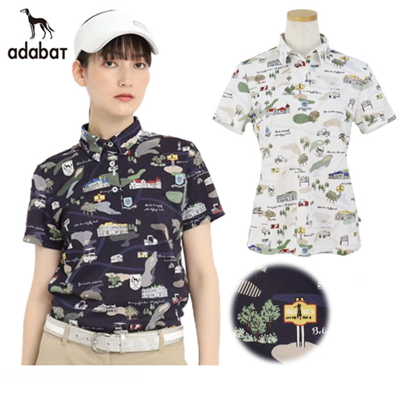 Poro Shirt Ladies Adabat Adabat 2024 Autumn / Winter New Golf Wear