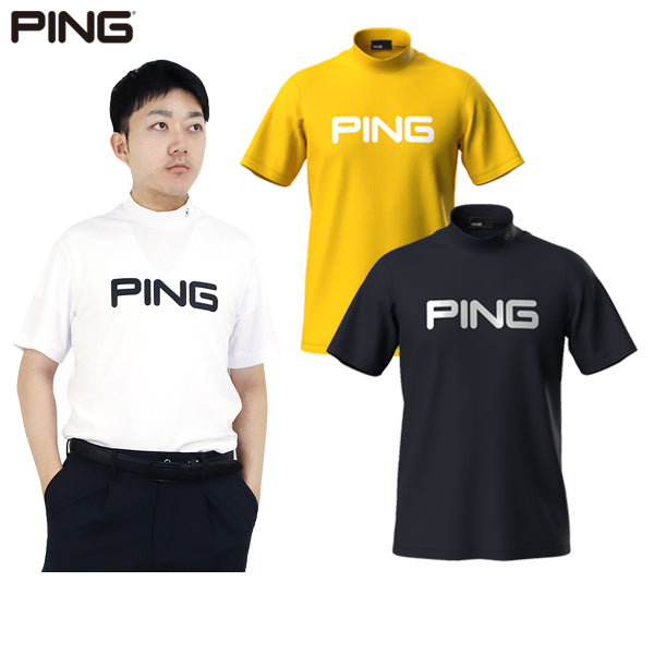 高脖子襯衫男士ping ping 2025春季 /夏季新高爾夫服