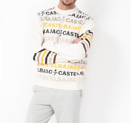 스웨터 남성 CASTELBAJAC SPORT 2025 가을/겨울 신작 골프웨어