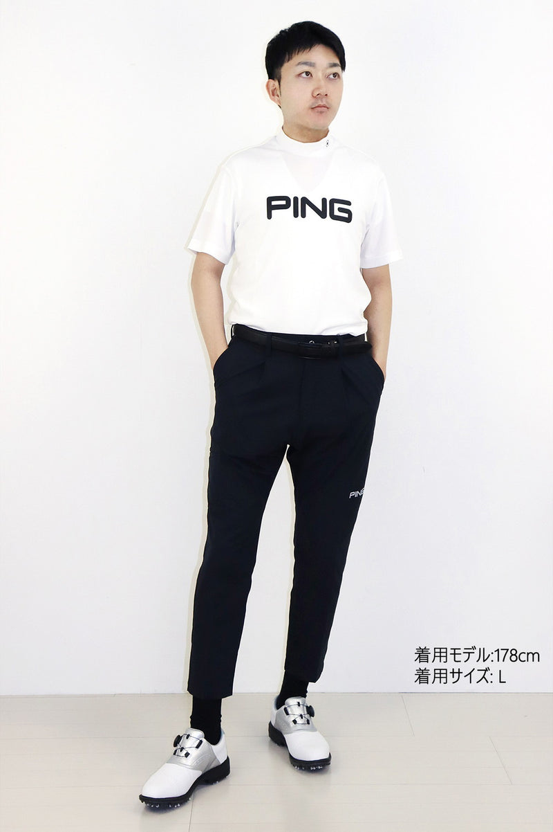 高脖子襯衫男士ping ping 2025春季 /夏季新高爾夫服