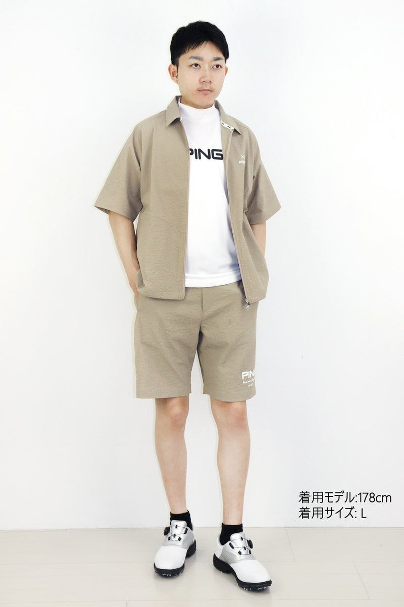 男士短褲ping ping 2025春季/夏季新高爾夫服裝